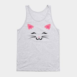 Cat Face Tank Top